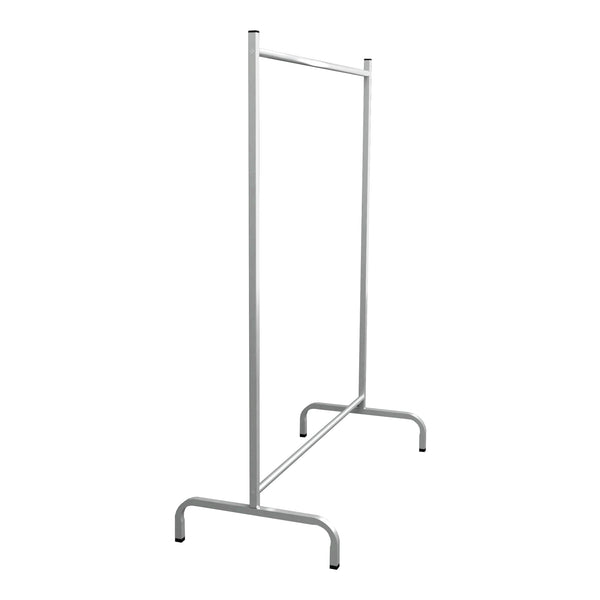 Suport haine Staffanstorp 137x104x48cm metal argintiu [en.casa]