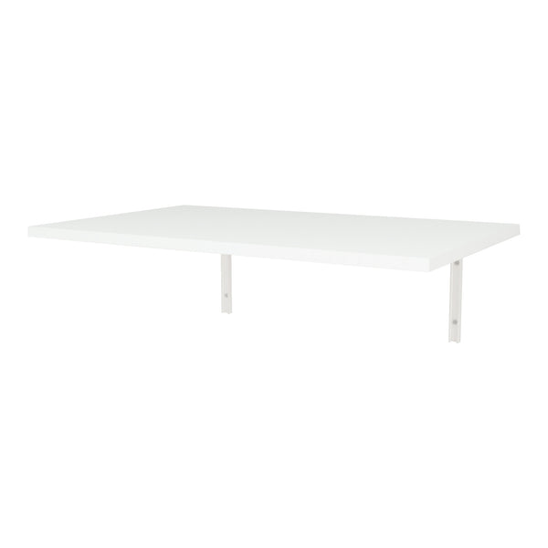 Masa pliabila montabila pe perete Klepp 72 x 45 cm alb [en.casa]