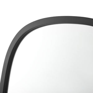 Oglindă de perete Copertino 70x50 cm Negru, mat [en.casa]