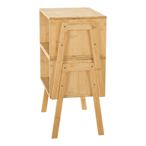 Set de noptiere Vinderup bambus, natural [en.casa]