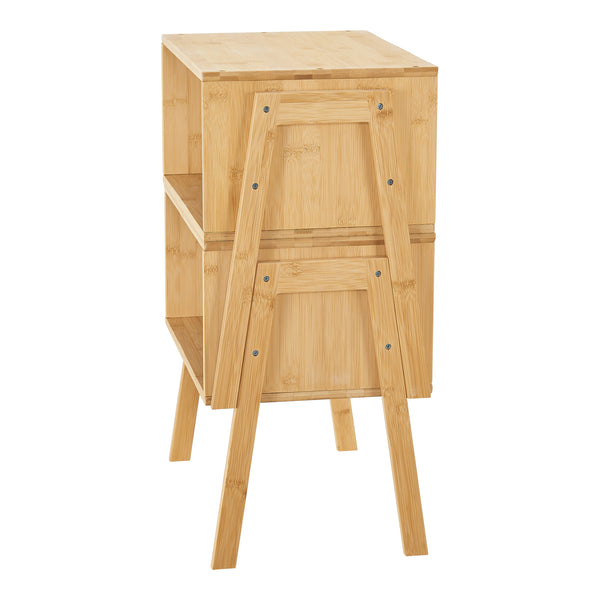 Set de noptiere Vinderup bambus, natural [en.casa]