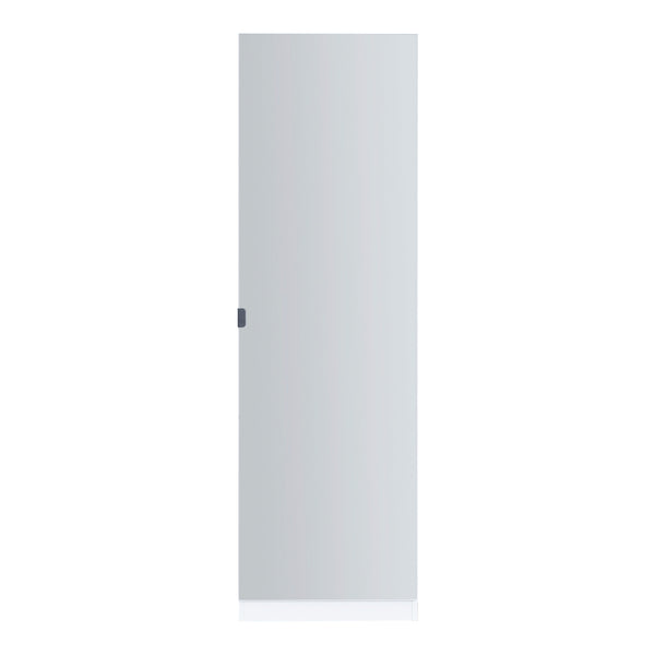 Dulap pentru pantofi Meura 160x48x20cm cu oglindă Alb [en.casa]