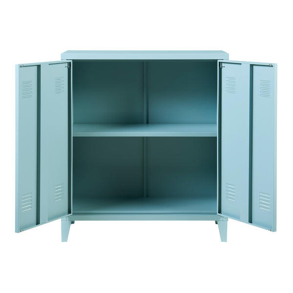 Dulap metalic Oripää - 90x80x33cm - Albastru-gri