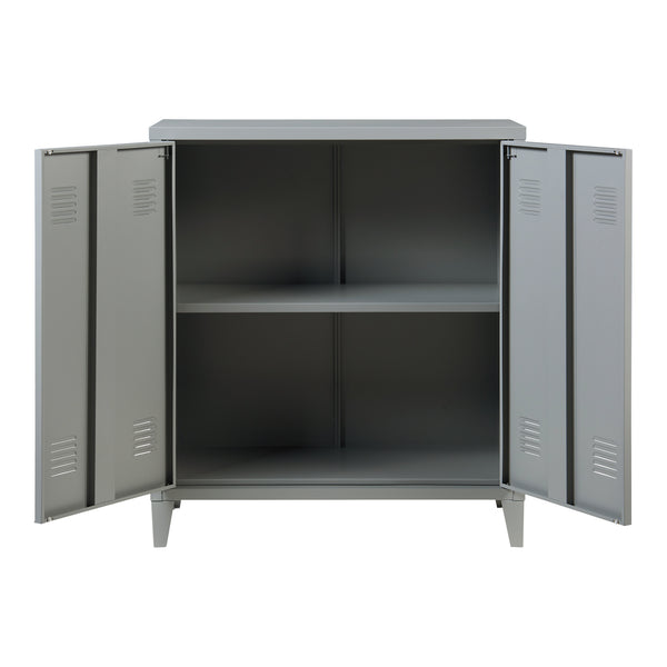 Dulap metalic Oripää - 90x80x33cm - Gri închis