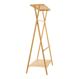 Suport haine Horten 140x90x45cm bambus [en.casa]
