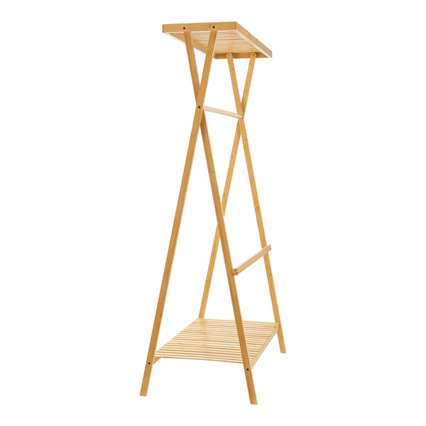 Suport haine Horten 140x90x45cm bambus [en.casa]