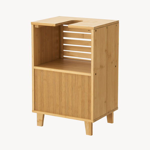 Dulap sub chiuveta Iveland 60x40x30cm bambus [en.casa]
