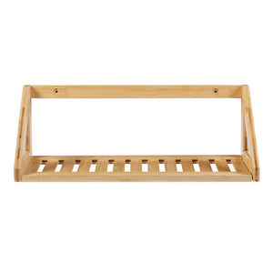 Set 2 rafturi perete Gjerdrum 43x15x15cm bambus [en.casa]