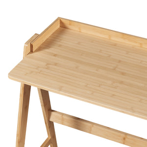 Birou Härryda 123x53x80cm bambus natur [en.casa]