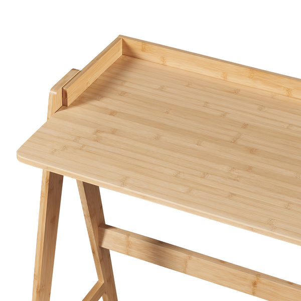 Birou Härryda 123x53x80cm bambus natur [en.casa]