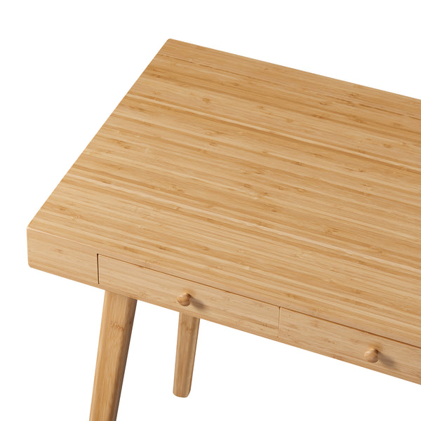 Birou Hässleholm 100x50x75cm bambus [en.casa]