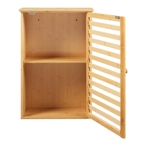 Dulap perete baie Järfälla 54,5x37x16cm bambus natur [en.casa]