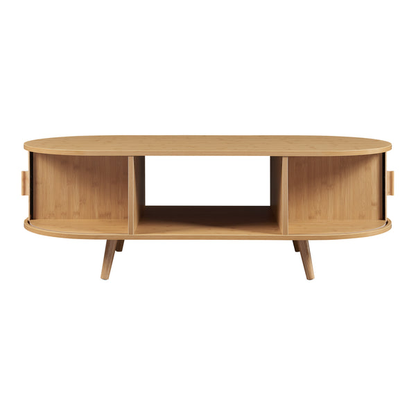 Masuta cafea Nordkapp 120x55x40cm natur [en.casa]