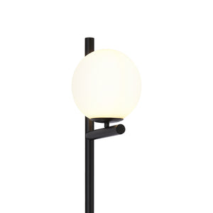 Lampa de podea Aberdaron 154 cm 1 x E27 60W alb negru [lux.pro]
