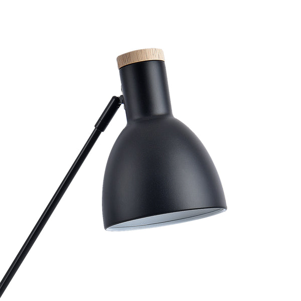 Lampa de masa Watford negru/lemn natur [lux.pro]