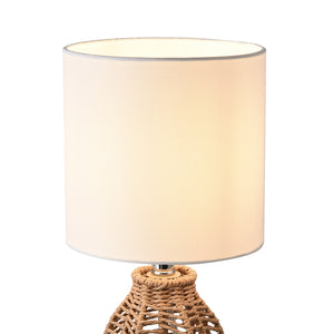 Lampa de masa Alfreton bej/crom/alb [lux.pro]