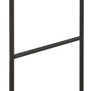 Suport prosoape design scara Bodø 176x38x2cm negru [en.casa]