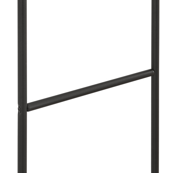 Suport prosoape design scara Bodø 176x38x2cm negru [en.casa]
