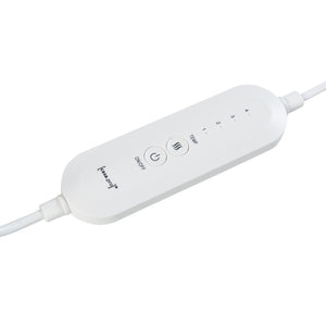 Incalzitor electric picioare Bari 26x30x30cm gri cu controler [en.casa]