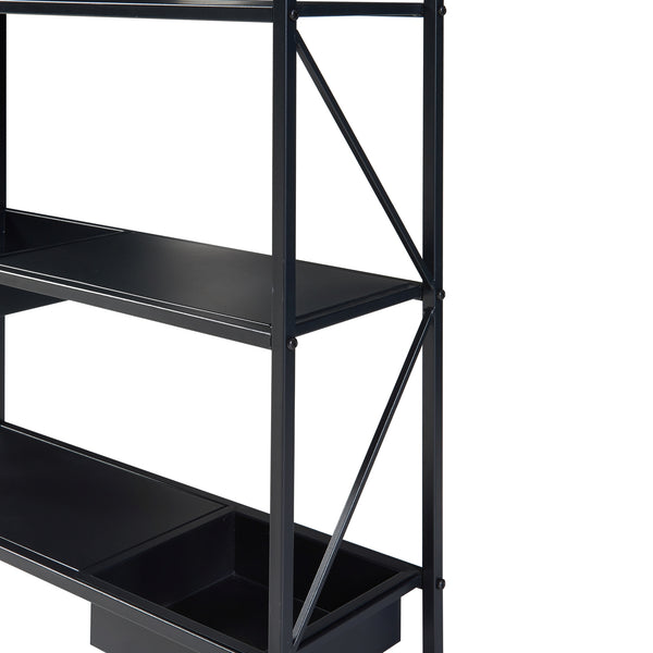 Suport plante Berkelland 65,5x60x20cm cu 3 rafturi [en.casa]