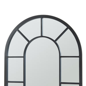 Oglinda perete Enonkoski 90x60cm negru [en.casa]