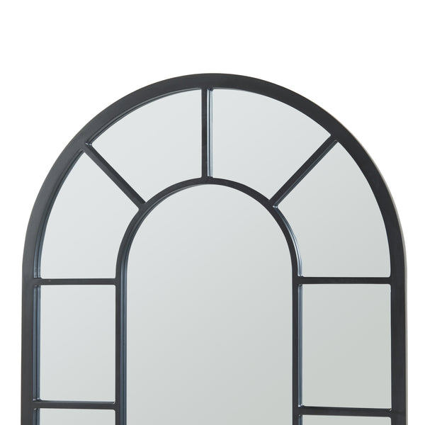 Oglinda perete Enonkoski 90x60cm negru [en.casa]