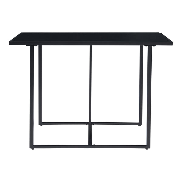 Set masa si 2 scaune gradina Accadia otel sticla negru maro gri [casa.pro]