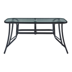 Set 7 componente mobilier gradina Aradeo negru [casa.pro]