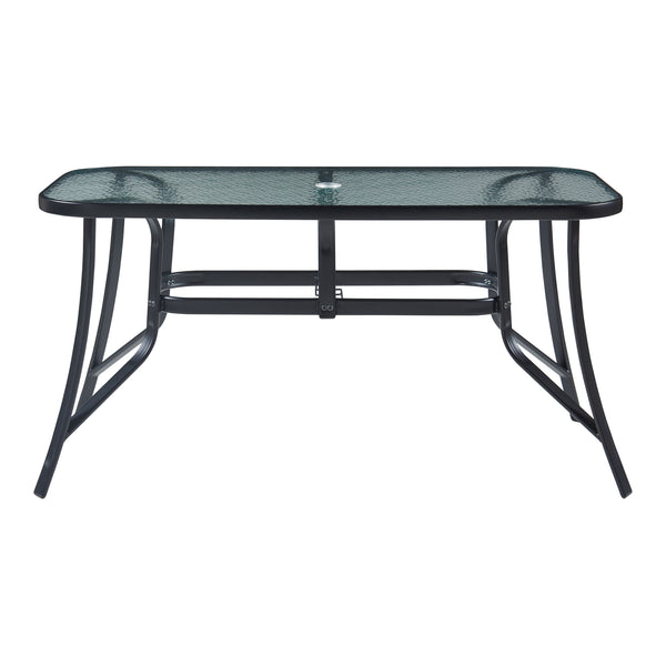 Set 7 componente mobilier gradina Aradeo negru [casa.pro]