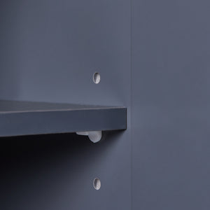 Dulap perete baie Overath 60x30x30 cm mdf gri [en.casa]