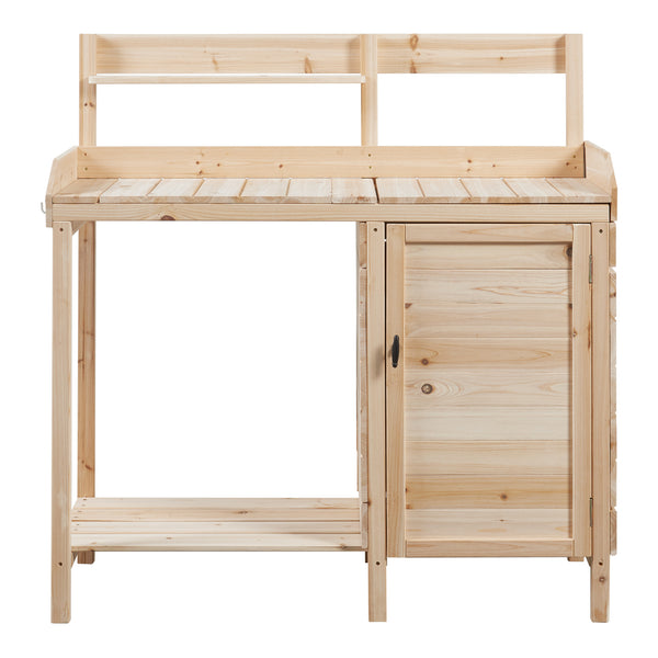 Masa plantare Alessano 110x107x46cm brad natur [casa.pro]