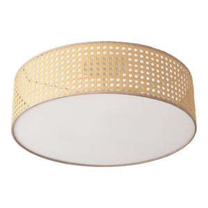 Lampa de plafon Ascot 3 x E27 60W efect ratan [lux.pro]