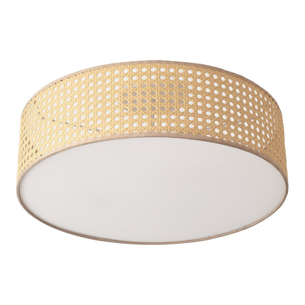 Lampa de plafon Ascot 3 x E27 60W efect ratan [lux.pro]