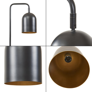 Lampa de podea Barnard 158,5 cm 1 x E27 max 60W metal negru [lux.pro]