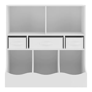 Raft pentru copii Vastesa 75x80x40cm alb [en.casa]