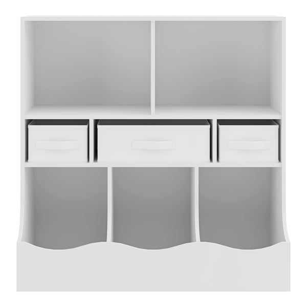 Raft pentru copii Vastesa 75x80x40cm alb [en.casa]