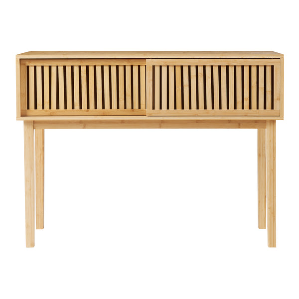 Masa consola Ypäjä 110x39x81 cm bambus [en.casa]