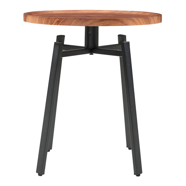 Masuta rotunda Mippeena  54 x 50 cm nuca/negru [en.casa]