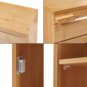 Dulap perete baie Epind 50x33x20 cm bambus [en.casa]