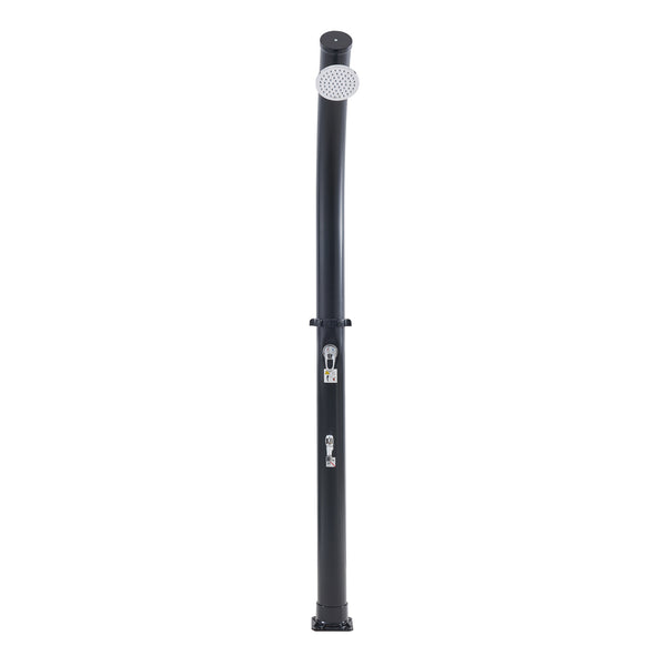 Dus solar gradina Kebomi 216 cm 18 L plastic metal negru [casa.pro]