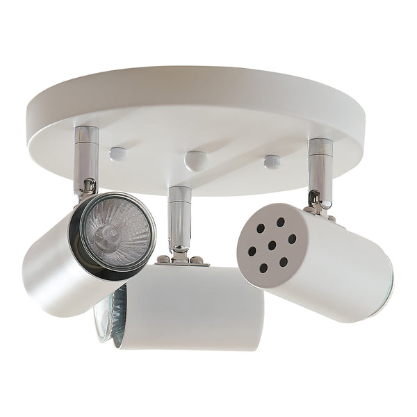 Lampa de plafon Bathgate 13 cm 3 x GU10 max 28W alb [lux.pro]