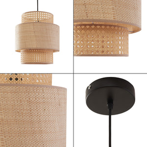 Lampa suspendata Biggar 170 cm 1 x E27, max. 60W bej [lux.pro]