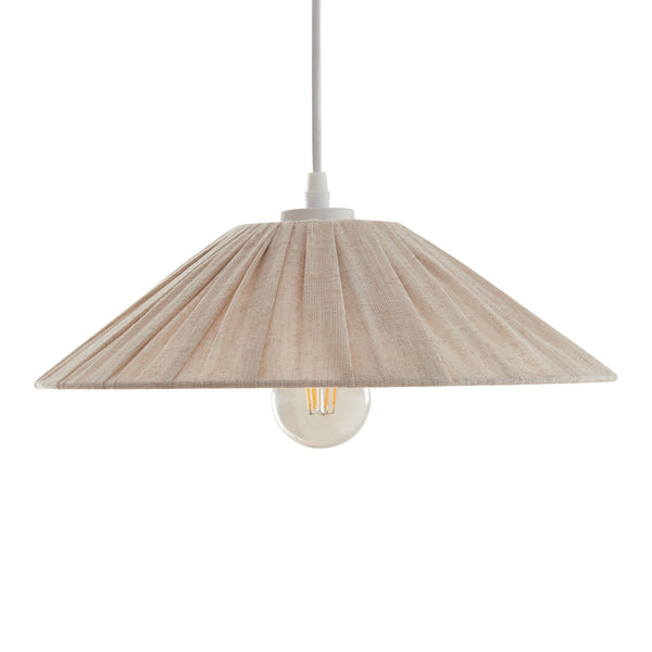 Lampa suspendata Bridge 142 cm 1xE27 max 60W alb/bej [lux.pro]