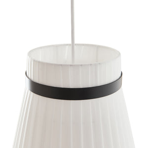 Lampa suspendata Broughton 162 cm 1xE27 max. 60W alb/negru [lux.pro]