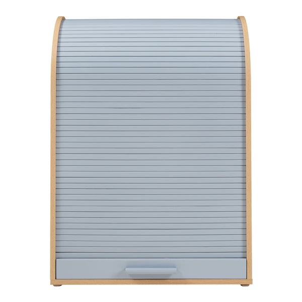 Dulap cu usa rulou Kavlinge 80x60x40 cm natur gri [en.casa]