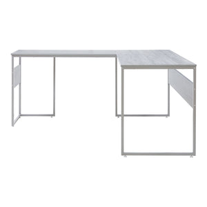 Birou de colt  Karlstang 166x120x75 cm gri deschis [en.casa]