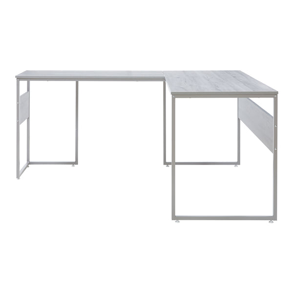 Birou de colt  Karlstang 166x120x75 cm gri deschis [en.casa]