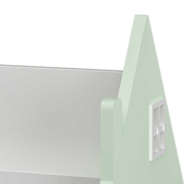 Raft mobil pentru copii Vipsali 50x33x34 cm verde menta/alb [en.casa]