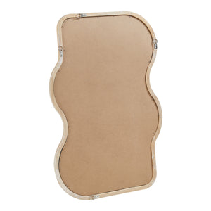 Oglinda de perete Bellerirnu 90x60 cm efect stejar Sonoma [en.casa]