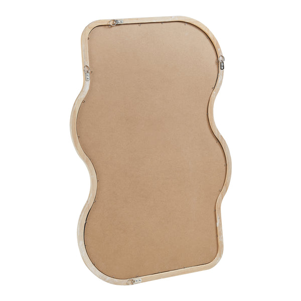 Oglinda de perete Bellerirnu 90x60 cm efect stejar Sonoma [en.casa]